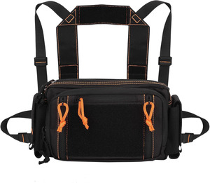 Échantillon gratuit Sac de poitrine tactique Lupu Logo personnalisé OEM/ODM Sac de poitrine pour homme résistant à l'usure - Product Image 1