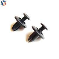 Clips et attaches en plastique pour automobiles, rivets en plastique noirs, pièces automobiles neuves, fourniture d'usine