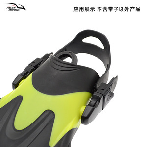สายรัดฟินดำน้ำ TPR แบบปรับได้ ป้องกันการลื่น สำหรับอุปกรณ์ดำน้ำ - Product Image 5