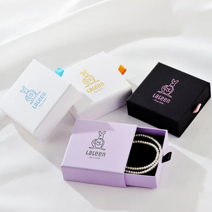 Caja de Regalo de Joyería de Cartón de Lujo con Logotipo Personalizado, con Cajón e Inserto de Esponja, Venta al por Mayor OEM ODM - Product Image 2