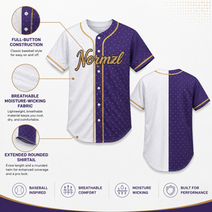 <span class=keywords><strong>Maillot</strong></span> de baseball personnalisé à boutons, respirant, imprimé par transfert thermique, uniforme d'équipe, chemise unisexe adulte à séchage rapide, vente en gros - Product Image 2