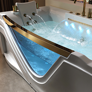Massage Moderne Acryl Badkuip Met Buitenspa 'S Massage Grote Hete Verkoop Nieuwe Design <span class=keywords><strong>Spa</strong></span> Tubs - Product Image 6