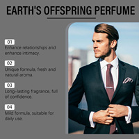 Vente en gros d'usine de parfum pour hommes parfum de charme frais et naturel eau atmosphère de rencontre parfum de fils de terre