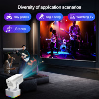 Proyektor Video Game Android ZOKU HCS350PLUS Allwinner H713 4k HD 30000+ Game Tembak-menembak Retro Mendukung Speaker Proyektor Terbaik