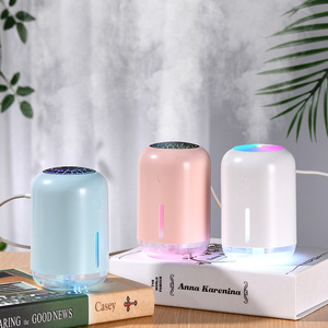 260ml Mini Luxury <b>USB</b> Air Humidifier Ultrasonic Household Plastic Humidistat <b>Control</b> 1-year Warranty Color Changing LED Light - Product Image 4