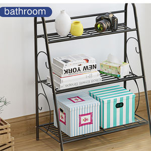 Étagère à plantes en acier inoxydable à plusieurs niveaux du <span class=keywords><strong>sol</strong></span> au <span class=keywords><strong>plafond</strong></span>, étagère de rangement pour plantes en pot d'intérieur - Product Image 5