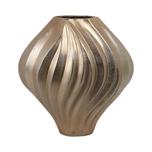 Vaso in alluminio con design a spirale per soggiorno, decorazione per la casa, vaso in metallo per fiori, per esporre in camera da letto. - Product Image 4