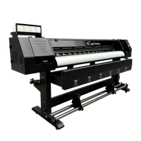 Imprimante jet d'encre numérique automatique pour étiquettes et papier Jetpal 1,3 m XP600/I3200, modèle à solvant écologique 1,3 m