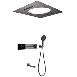 Ensemble <span class=keywords><strong>de</strong></span> mitigeur <span class=keywords><strong>de</strong></span> <span class=keywords><strong>douche</strong></span> encastré numérique moderne noir pommeau <span class=keywords><strong>de</strong></span> <span class=keywords><strong>douche</strong></span> à effet pluie en laiton et robinet à main pour <span class=keywords><strong>kit</strong></span> <span class=keywords><strong>de</strong></span> salle <span class=keywords><strong>de</strong></span> bain - Product Image 1