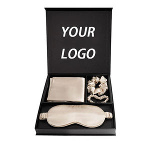 Funda de Almohada de Seda de Morera 100% Personalizada, 16/19/22 mm, Costuras de Lujo, para Uso en el Hogar y Hoteles, con Antifaz de Seda y Set de Coletero - Product Image 1