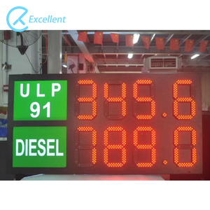 Di alta qualità risparmio energetico LED segno del prezzo del Gas IP65 digitale 7 segmento stazione di benzina pompa Topper segno di prezzo - Product Image 6