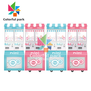 Colorido Parque garra máquina de la grúa para la venta Cubo de <span class=keywords><strong>rubik</strong></span> mini máquinas de garras de juguete máquina de la grúa - Product Image 3