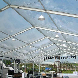 Carpas de Lujo para Eventos de 20x20, 20x40, 40x60, Resistentes al Fuego, de PVC, Transparentes, con Estructura de Aluminio, para Bodas y Fiestas, para 300 a 500 Personas - Product Image 1