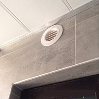 Diffuseur de plafond d'air rond en ABS avec moustiquaire intégrée Mes pour évents HVAC