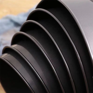 Venta al por mayor antiadherente hogar cocina forma redonda Ware Pizza pastel hornear <span class=keywords><strong>molde</strong></span> Fondo extraíble - Product Image 6