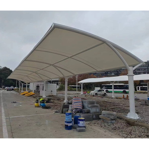 Hiện đại vườn Lều gazebo màng cấu trúc tán <span class=keywords><strong>PTFE</strong></span> và pvdf kiến trúc màng cho công viên & ngoài trời cho bãi đậu xe - Product Image 5