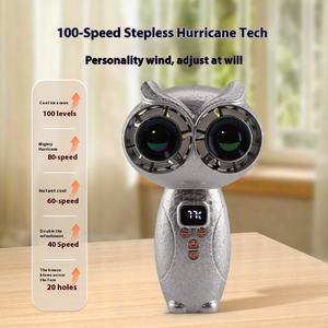 Ventilador de Escritorio Portátil con Batería de Ultra Larga Duración, 100 Velocidades, Efecto de Enfriamiento Potente, Carga USB, Ventilador de Aire para el Hogar - Product Image 6