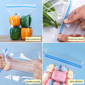 Ddikenen Ziplock Bag Dubbel Trekbeen High Definition Transparant Plastic Kleine Opbergverpakkingstas - Product Image 3