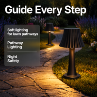 Lampe de jardin LED moderne en gros, étanche, en métal, décorative, pour l'éclairage extérieur des hôtels, cours, centres de villégiature et allées