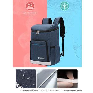 Nouveau sac isotherme souple 2025 pour bouteilles de vin, sac à dos de pique-nique imperméable et thermique pour extérieur, sac glacière à fermeture éclair pas cher - Product Image 3