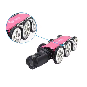 Anti Rollover Super Obstacle 4MGP Cuchillas de turbina eólica Tubería de drenaje de alcantarillado Inspección Crawler Robot Cámara - Product Image 3