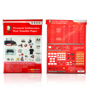 Papier de Transfert Thermique Compatible Sublimation MR.R 100gsm pour Tissus en Polyester et Matériaux de Substrat Rigides Durs - Product Image 3