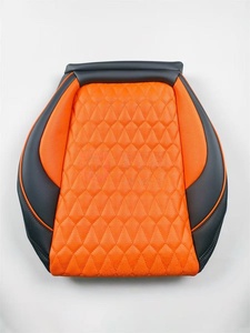Fundas de Asiento de Coche Personalizadas de Fibra de Carbono y Cuero Impermeables, Juego Completo de Protectores de Asiento de Coche Deportivos de Lujo para <span class=keywords><strong>Ford</strong></span> Mustang - Product Image 3