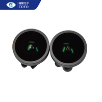 Objectif panoramique Fisheye VR pour vidéosurveillance en gros, avec une longueur focale de 1,5 mm, en verre intégral 7G, diamètre de la tête de 25 mm, objectif M12