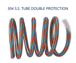 جودة عالية 2 متر أنابيب دش مرنة الحمام واقية من الانفجار رأس خرطوم دش - Product Image 3