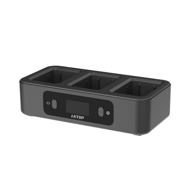 LKTOP 100W Avata2 FPV Drone Battery Charging Hub Three-Channel Smart Charger for Compatible 3 Batteries