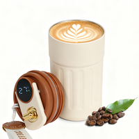 Tasse à café en acier inoxydable de 20oz isolée sous vide à double paroi légère et portable avec température LED