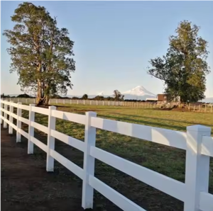 UV kháng 3 đường sắt ngựa Nhựa Vinyl <span class=keywords><strong>PVC</strong></span> trang trại hàng rào và giá rẻ Trắng nhựa Vinyl <span class=keywords><strong>PVC</strong></span> ngựa paddock trang trại hàng rào - Product Image 6