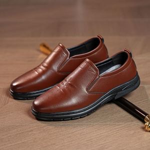 Zapatos Casuales de Cuero con Cordones y Tacón Bajo para Oficina y Negocios, Estilo Británico, Color Negro - Product Image 4