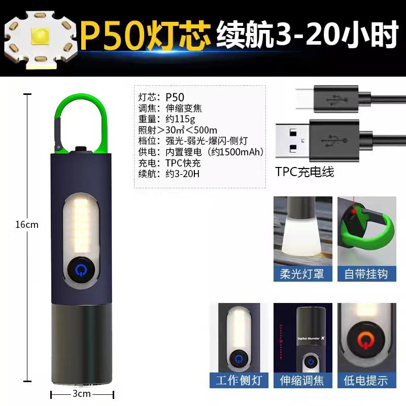 Upgraded version - P50 LED bulb [Color box packaging]