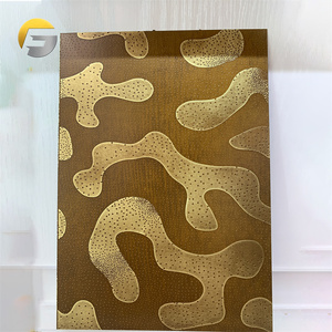 V3122 스테인리스 스틸 판금 장식용 에칭 황동 판 - Product Image 3