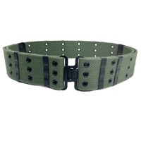 57mm Fabrication 3 Lignes Oeillets Coton Nylon Polyester Heavy Duty Web Ceinture Tactique