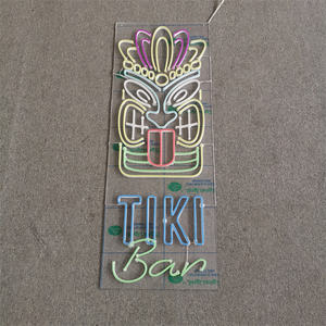 Livraison rapide, panneau néon led personnalisé, pas quantité minimale de commande, livraison directe, panneau de Bar TIKI, panneau de Logo néon LED d'affaires - Product Image 6