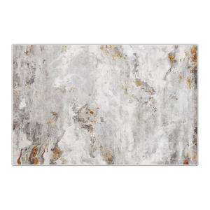 Tapis rectangulaire abstrait de luxe en fibre de polyester épaisse pour salon, chambre à coucher, décoration intérieure 4-0083 - Product Image 4