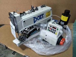 Máquina de coser industrial de accionamiento directo DT1377D DOIT con botón de fijación, precio de máquina de coser industrial, máquina de coser de puntada plana - Product Image 3