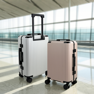 2025 Quality Luxury Business <strong>Suitcase</strong> <strong>Black</strong> White for PC Light Weight Spinner Luggage TSA Lock Eco-Friendly <strong>Large</strong> Travel - Product Image 6