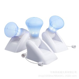 Bright <b>Light</b> Portable Wall Mountable Led Night <b>Light</b> 4 Pack Home Indoor Use <b>Pull</b> String Switch - Product Image 3