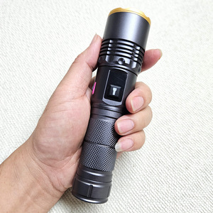 X618 Zoom Flashlight 1000 Lumens 500m Range Rechargeable With Type C Charging Adjustable Focus For Outdoor Use - Product Image 2