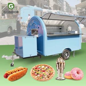 Camión de Comida Móvil para Galletas, Cupcakes, Helados, Carrito Comercial de Hot Dogs, Remolque de Cocina Móvil para Canadá - Product Image 1