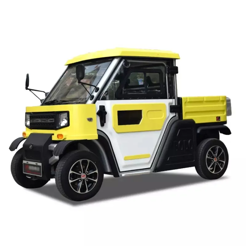 Vendite dirette della fabbrica di alta qualità di nuovo 3000W adulto a quattro ruote a due sedile famiglia auto elettrica mini camion elettrico camion pick-up