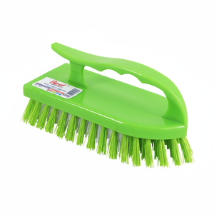 High Quality Plastic <b>Scrub</b> <b>Brush</b> with Handle for Household Cleaning for Bathroom and Kitchen Floor Made in Turkey - Product Image 2