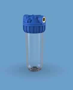ADREAM TECH-carcasa de filtro de agua tipo O, carcasa transparente blanco y azul para ósmosis inversa, 10 pulgadas - Product Image 2