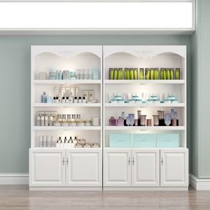 Exhibidor de Cosméticos LE, Mueble de Exhibición para Salón de Belleza, Exhibidor de Productos para el Cuidado de la Piel, Estilo Europeo, Contenedor de Productos para Salón de Uñas y Masajes - Product Image 2