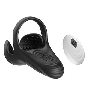 OEM <span class=keywords><strong>Anneau</strong></span> de pénis <span class=keywords><strong>vibrant</strong></span> puissant et extensible en silicone pour homme Télécommande <span class=keywords><strong>Anneau</strong></span> de pénis stimulant Jouets sexuels pour hommes - Product Image 3