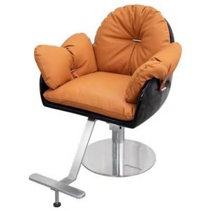 Chaise de coiffure à vente chaude, réglable en hauteur, poste de travail de barbier, fauteuil pivotant en cuir pour coiffeur - Product Image 3