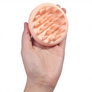 Cepillo de Silicona para Champú con Cerdas Suaves, Masajeador de Cuero Cabelludo para el Crecimiento del Cabello, Exfoliante para Eliminar la Caspa, Venta al Por Mayor - Product Image 2